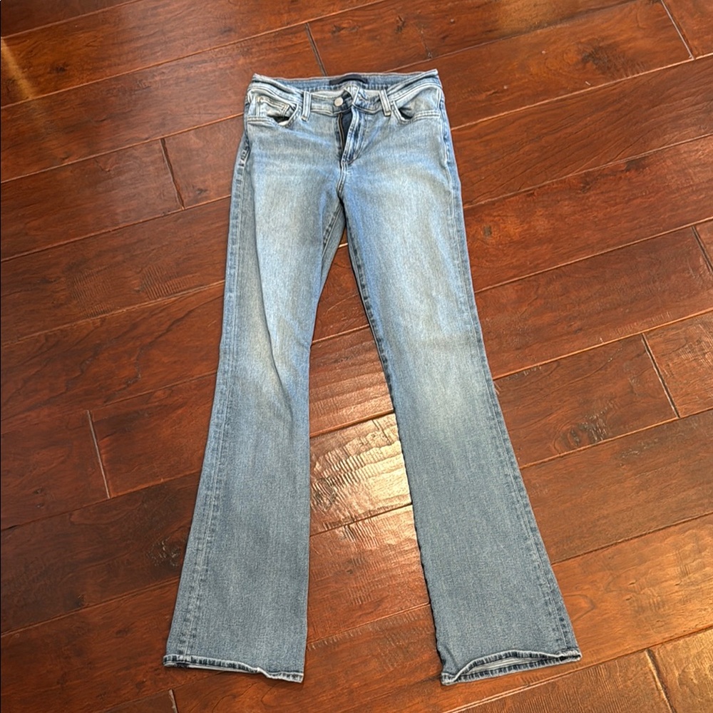 Joe's Jeans Blue Flare Wide Leg Denim